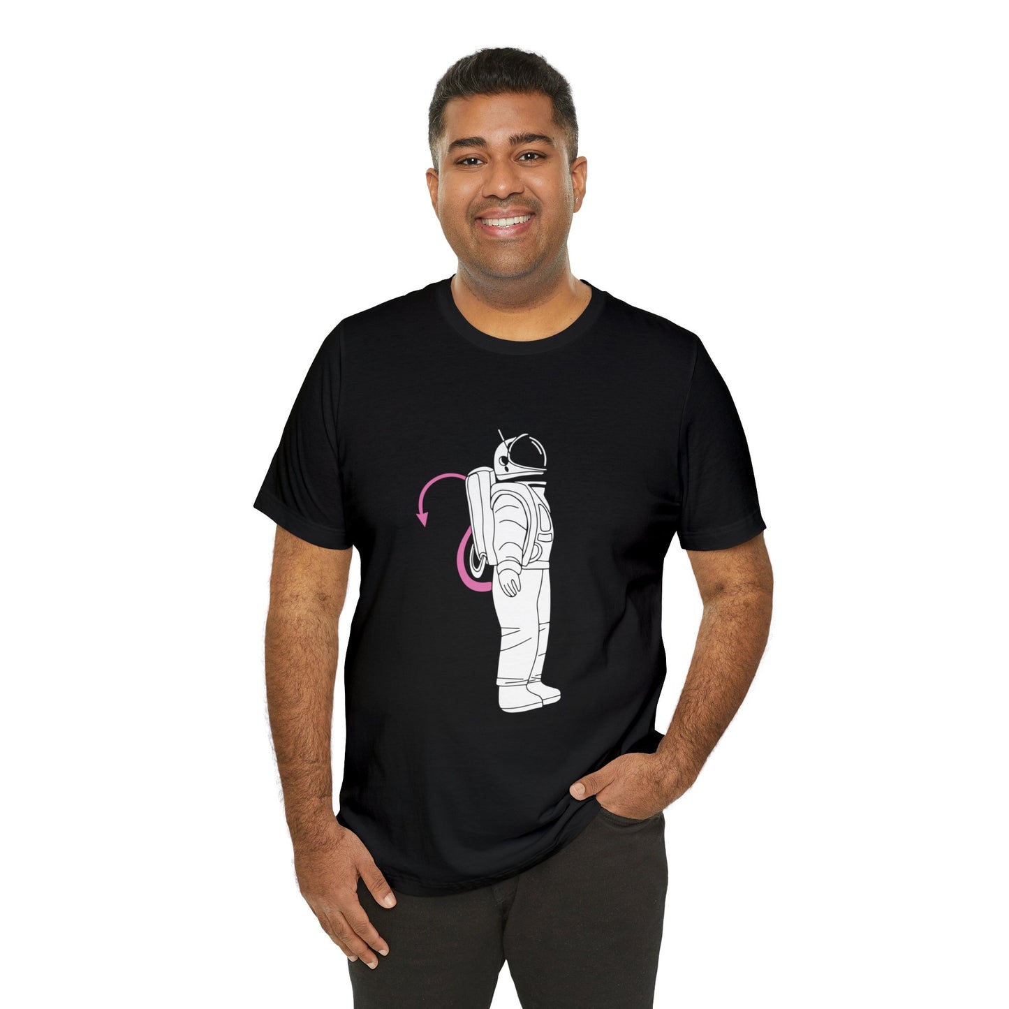 Kinky Astronaut Motif Graphic Tee