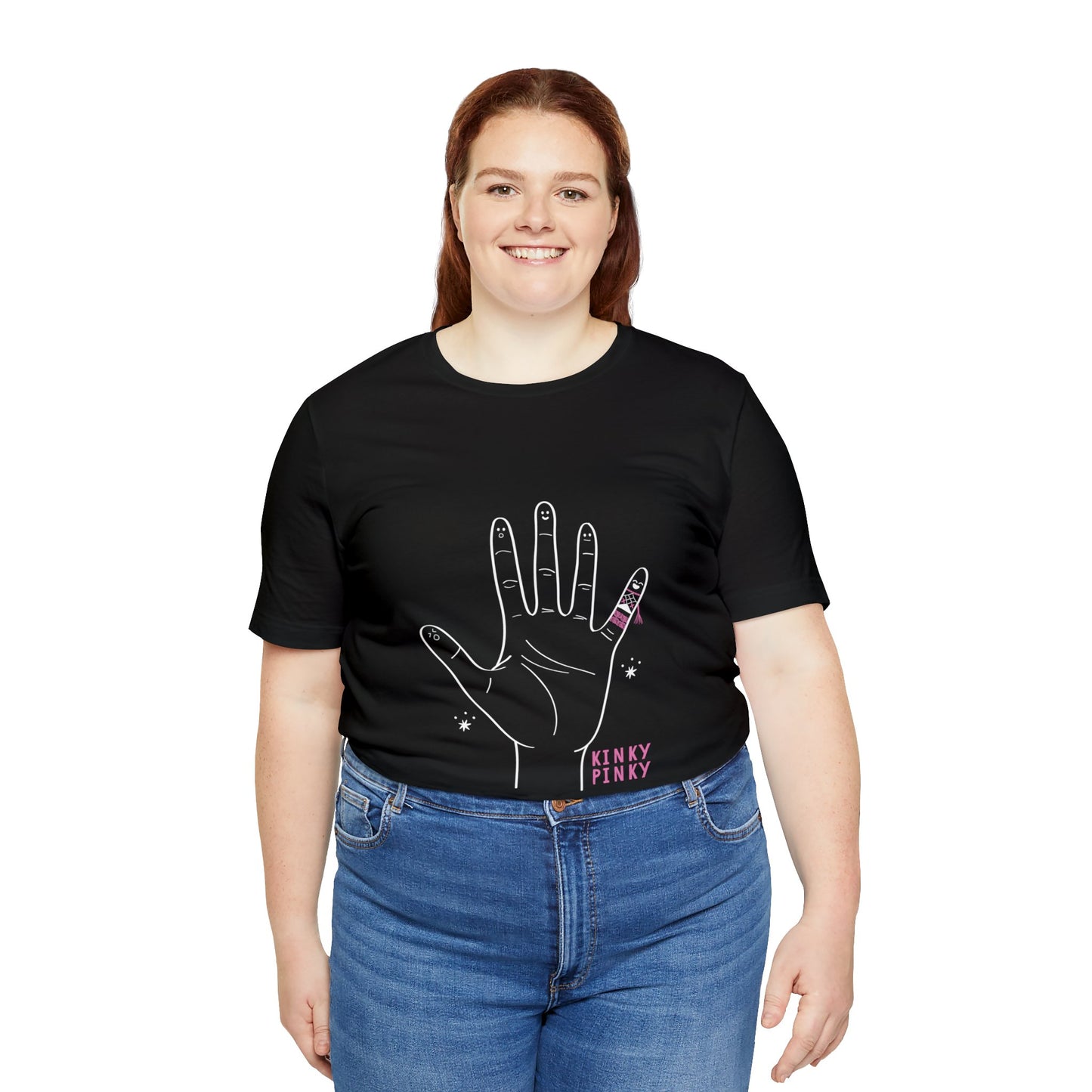 Kinky Pinky Motif Graphic Tee
