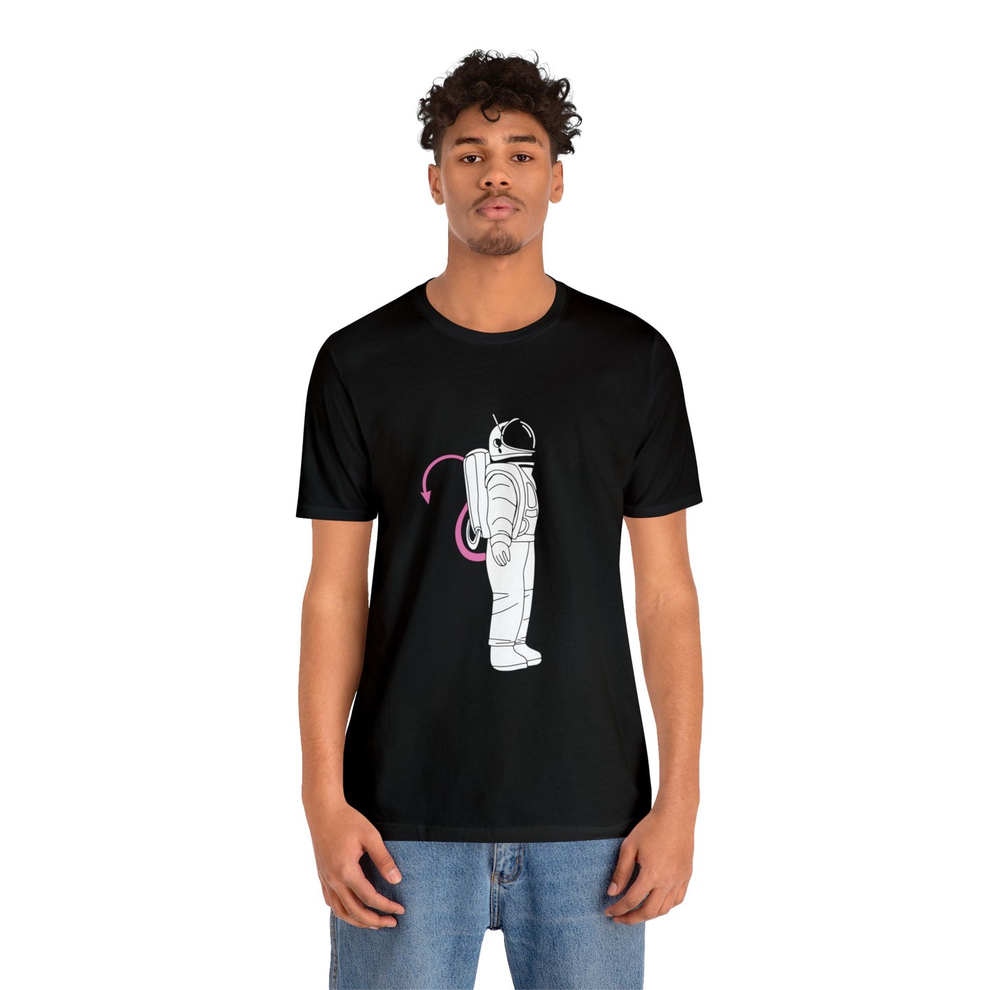 Kinky Astronaut Motif Graphic Tee