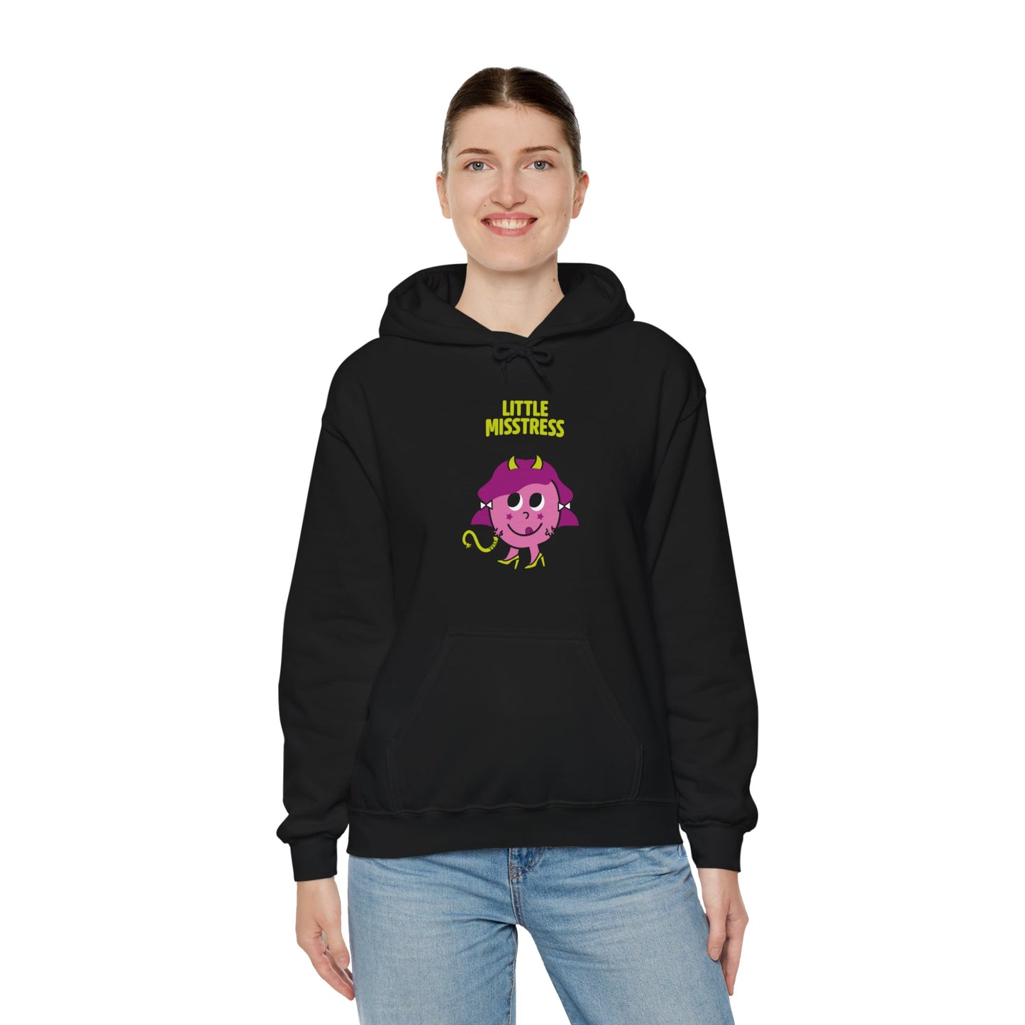 Little Misstress Motif Graphic Hoodie