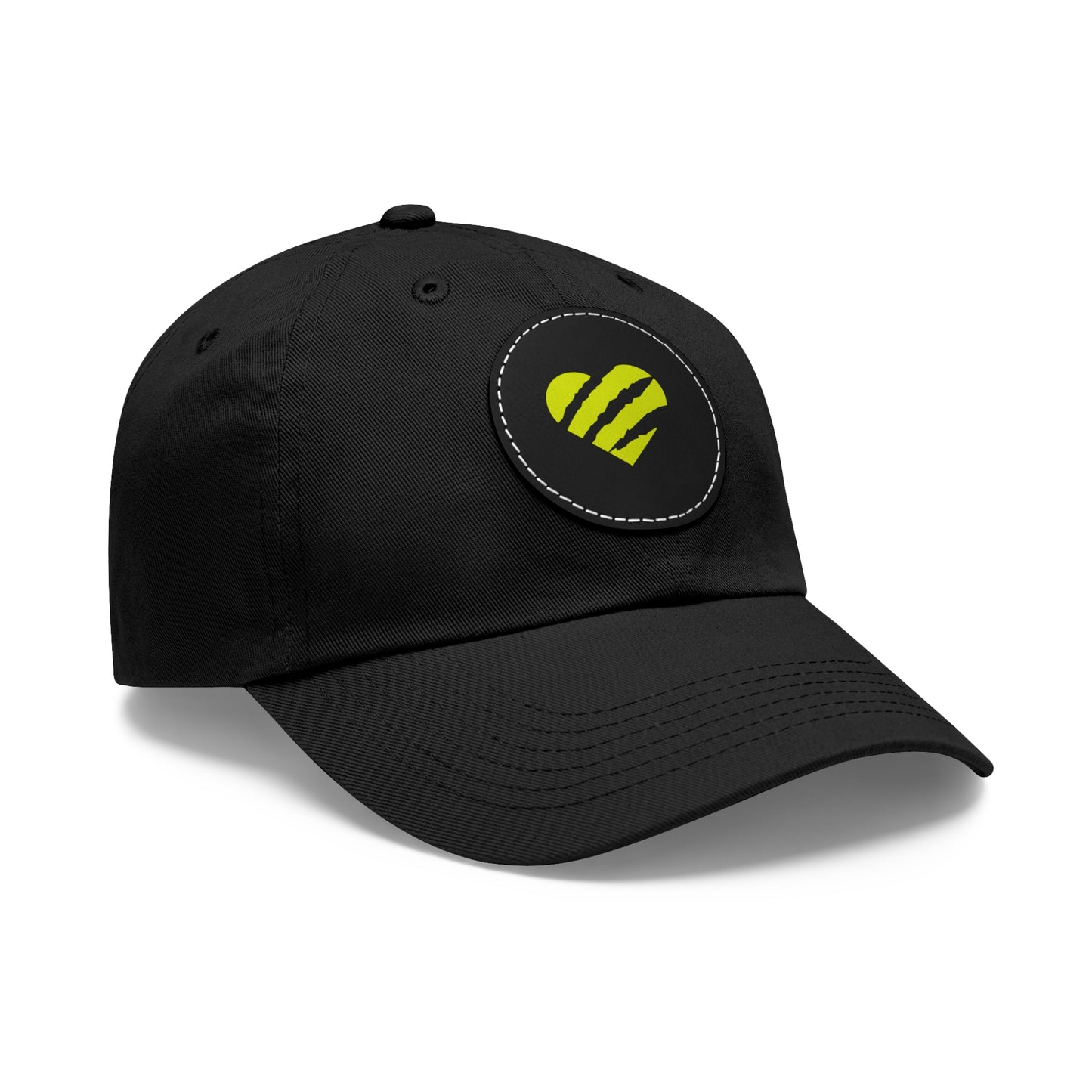 Scratched Heart Motif Baseball Cap