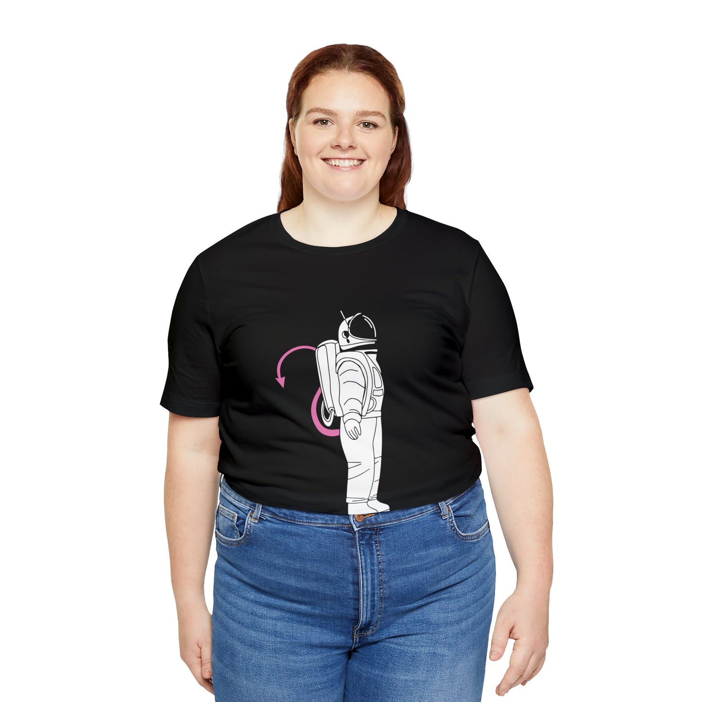 Kinky Astronaut Motif Graphic Tee