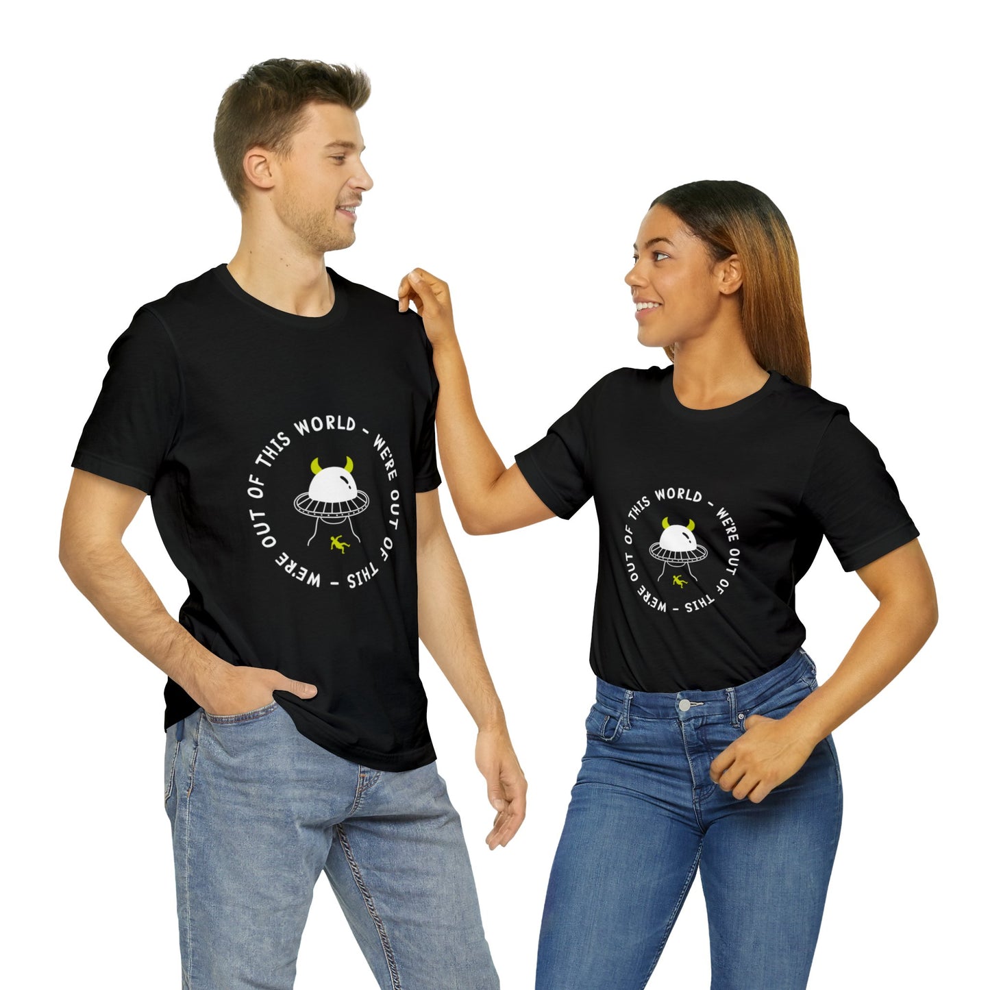 Out Of This World Motif Graphic Tee