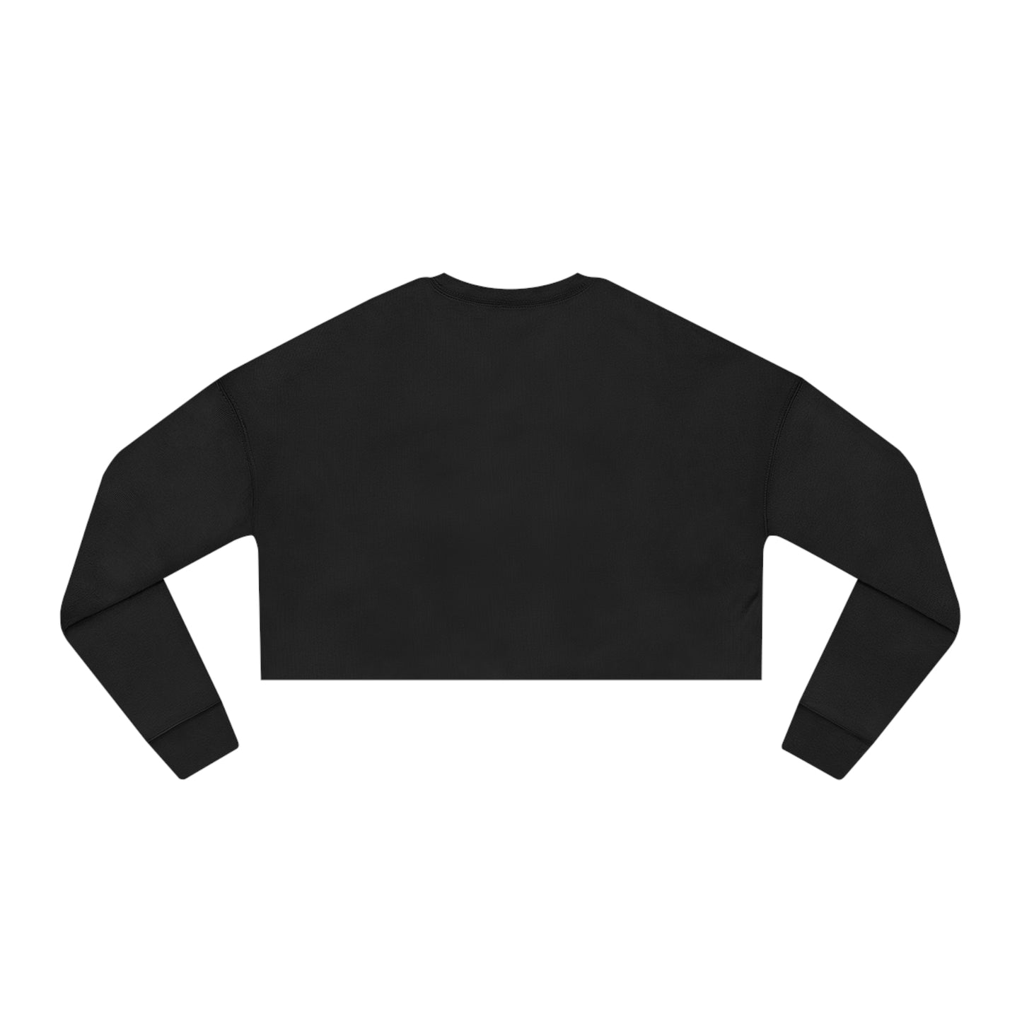 Free Your Mind Motif Cropped Sweatshirt