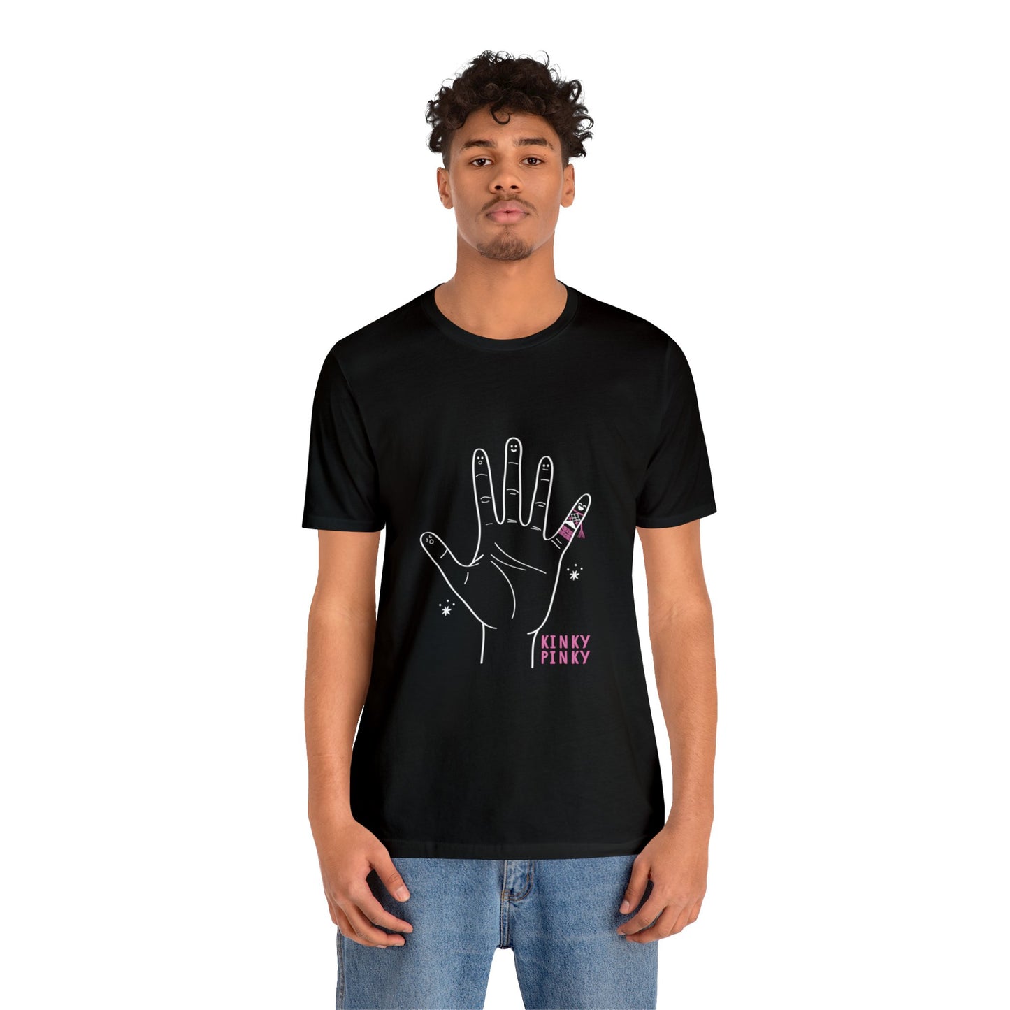 Kinky Pinky Motif Graphic Tee