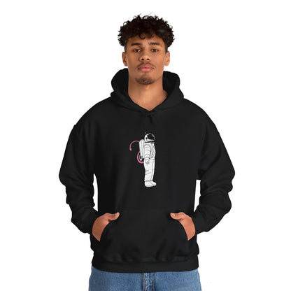 Kinky Astronaut Motif Graphic Hoodie