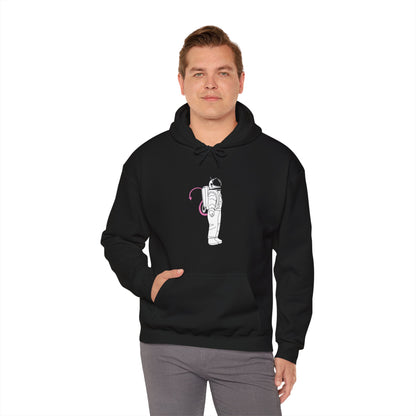 Kinky Astronaut Motif Graphic Hoodie