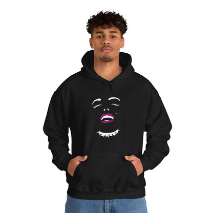 Kinky Marilyn Motif Graphic Hoodie