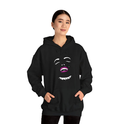 Kinky Marilyn Motif Graphic Hoodie