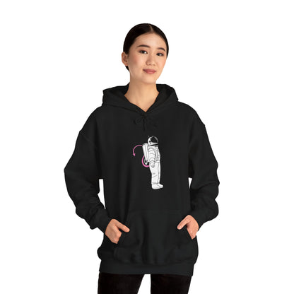 Kinky Astronaut Motif Graphic Hoodie