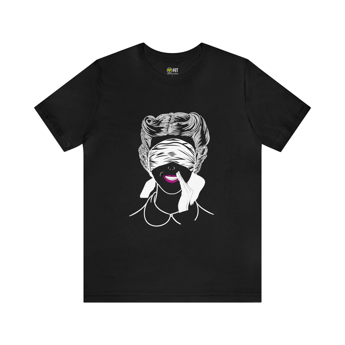 Blindfold Motif Graphic Tee