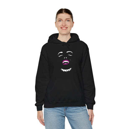 Kinky Marilyn Motif Graphic Hoodie